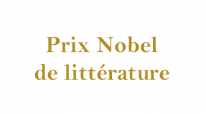 Prix Nobel de littérature