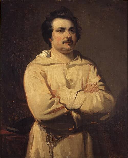 Balzac peint par le peintre Louis Boulanger)